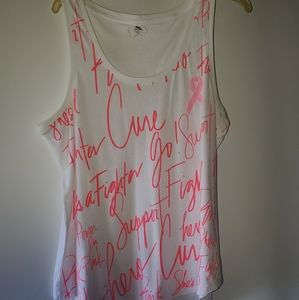 NWOT Under Armour Heat Gear Breast Cancer Shirt